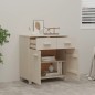 vidaXL Aparador HAMAR madera de pino maciza marrón miel 79x40x80cm vidaXL Aparador HAMAR madera de pino maciza marrón miel 79x40x80cm