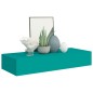 vidaXL Estantes de pared con cajón 2 uds MDF azul 60x23,5x10 cm vidaXL Estantes de pared con cajón 2 uds MDF azul 60x23,5x10 cm