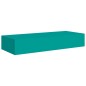 vidaXL Estantes de pared con cajón 2 uds MDF azul 60x23,5x10 cm vidaXL Estantes de pared con cajón 2 uds MDF azul 60x23,5x10 cm