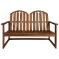 vidaXL Set de muebles de jardín 4 piezas madera maciza de acacia vidaXL Set de muebles de jardín 4 piezas madera maciza de acacia