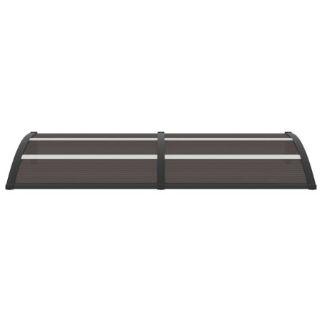vidaXL Marquesina para puerta PC negro 200x80 cm 