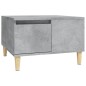 vidaXL Mesa de centro madera contrachapada gris hormigón 55x55x36,5 cm vidaXL Mesa de centro madera contrachapada gris hormigón 55x55x36,5 cm