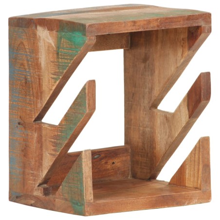 vidaXL Soporte para monopatín de pared madera reciclada 25x20x30 cm