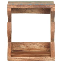 vidaXL Soporte para monopatín de pared madera reciclada 25x20x30 cm