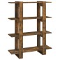 vidaXL Estantería/divisor de espacios roble ahumado 100x30x123,5 cm vidaXL Estantería/divisor de espacios roble ahumado 100x30x123,5 cm