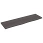 vidaXL Estante de pared madera roble tratada marrón oscuro 100x30x2 cm vidaXL Estante de pared madera roble tratada marrón oscuro 100x30x2 cm