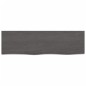 vidaXL Estante de pared madera roble tratada marrón oscuro 100x30x2 cm vidaXL Estante de pared madera roble tratada marrón oscuro 100x30x2 cm