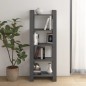 vidaXL Estantería/divisor de espacios madera maciza gris 60x35x160 cm vidaXL Estantería/divisor de espacios madera maciza gris 60x35x160 cm