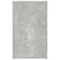 vidaXL Mesita de noche madera contrachapada gris hormigón 50x36x60 cm vidaXL Mesita de noche madera contrachapada gris hormigón 50x36x60 cm