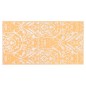 vidaXL Alfombra de exterior PP naranja y blanco 80x150 cm vidaXL Alfombra de exterior PP naranja y blanco 80x150 cm
