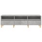vidaXL Mueble de TV madera contrachapada gris hormigón 150x30x44,5 cm