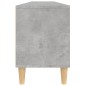 vidaXL Mueble de TV madera contrachapada gris hormigón 150x30x44,5 cm