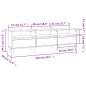 vidaXL Mueble de TV madera contrachapada gris hormigón 150x30x44,5 cm