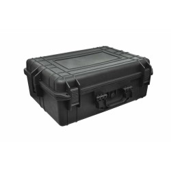 vidaXL Maletín rígido de transporte negro con espuma 35 litros 