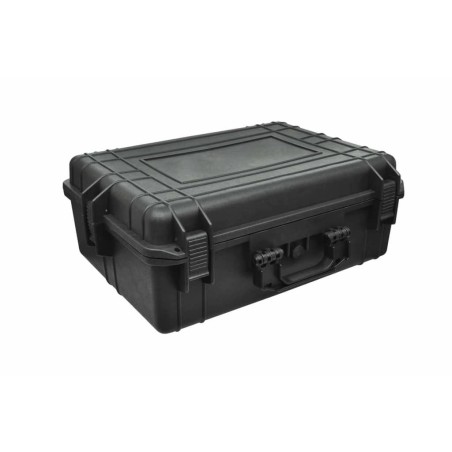 vidaXL Maletín rígido de transporte negro con espuma 35 litros 