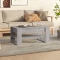 vidaXL Mesa de centro madera contrachapada gris Sonoma 102x55x45 cm vidaXL Mesa de centro madera contrachapada gris Sonoma 102x55x45 cm