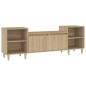 vidaXL Mueble para TV madera contrachapada roble Sonoma 160x35x55 cm vidaXL Mueble para TV madera contrachapada roble Sonoma 160x35x55 cm