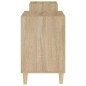 vidaXL Mueble para TV madera contrachapada roble Sonoma 160x35x55 cm vidaXL Mueble para TV madera contrachapada roble Sonoma 160x35x55 cm