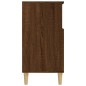 vidaXL Aparador madera contrachapada marrón roble 60x35x70 cm vidaXL Aparador madera contrachapada marrón roble 60x35x70 cm
