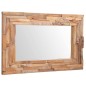 vidaXL Espejo decorativo de teca 90x60 cm rectangular vidaXL Espejo decorativo de teca 90x60 cm rectangular