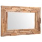 vidaXL Espejo decorativo de teca 90x60 cm rectangular vidaXL Espejo decorativo de teca 90x60 cm rectangular