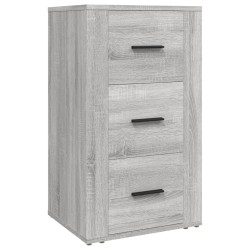 vidaXL Aparador de madera contrachapada gris Sonoma 40x33x70 cm
