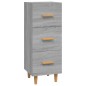 vidaXL Aparador madera de ingeniería gris Sonoma 34,5x34x90 cm vidaXL Aparador madera de ingeniería gris Sonoma 34,5x34x90 cm