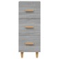 vidaXL Aparador madera de ingeniería gris Sonoma 34,5x34x90 cm vidaXL Aparador madera de ingeniería gris Sonoma 34,5x34x90 cm
