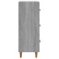 vidaXL Aparador madera de ingeniería gris Sonoma 34,5x34x90 cm vidaXL Aparador madera de ingeniería gris Sonoma 34,5x34x90 cm