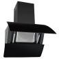 vidaXL Campana extractora de pared acero inox negra 756 m³/h 60 cm vidaXL Campana extractora de pared acero inox negra 756 m³/h 60 cm