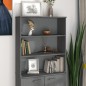 vidaXL Aparador superior HAMAR pino macizo gris oscuro 85x35x100 cm vidaXL Aparador superior HAMAR pino macizo gris oscuro 85x35x100 cm