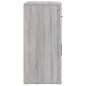 vidaXL Aparador de madera contrachapada gris Sonoma 80x33x70 cm vidaXL Aparador de madera contrachapada gris Sonoma 80x33x70 cm