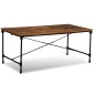 vidaXL Mesa de comedor de madera maciza reciclada 180 cm vidaXL Mesa de comedor de madera maciza reciclada 180 cm