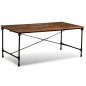 vidaXL Mesa de comedor de madera maciza reciclada 180 cm vidaXL Mesa de comedor de madera maciza reciclada 180 cm