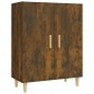vidaXL Aparador madera contrachapada color roble ahumado 70x34x90 cm vidaXL Aparador madera contrachapada color roble ahumado 70x34x90 cm