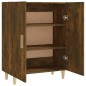 vidaXL Aparador madera contrachapada color roble ahumado 70x34x90 cm vidaXL Aparador madera contrachapada color roble ahumado 70x34x90 cm