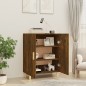 vidaXL Aparador madera contrachapada color roble ahumado 70x34x90 cm vidaXL Aparador madera contrachapada color roble ahumado 70x34x90 cm