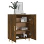 vidaXL Aparador madera contrachapada color roble ahumado 70x34x90 cm vidaXL Aparador madera contrachapada color roble ahumado 70x34x90 cm