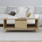vidaXL Mesa de centro madera contrachapada roble Sonoma 90x50x36,5 cm vidaXL Mesa de centro madera contrachapada roble Sonoma 90x50x36,5 cm
