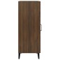 vidaXL Aparador madera de ingeniería marrón roble 34,5x34x90 cm vidaXL Aparador madera de ingeniería marrón roble 34,5x34x90 cm