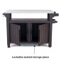 Keter Mesa de jardín multifuncional para barbacoa Unity XL look madera Keter Mesa de jardín multifuncional para barbacoa Unity XL look madera