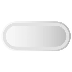 vidaXL Espejo de baño LED ovalado 60x25 cm