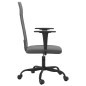 vidaXL Silla de oficina tela de malla y cuero sintético gris vidaXL Silla de oficina tela de malla y cuero sintético gris