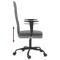 vidaXL Silla de oficina tela de malla y cuero sintético gris vidaXL Silla de oficina tela de malla y cuero sintético gris