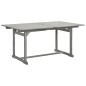 vidaXL Mesa de comedor jardín madera maciza acacia (160-240)x100x75 cm vidaXL Mesa de comedor jardín madera maciza acacia (160-240)x100x75 cm