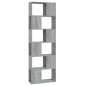 vidaXL Estantería/divisor de espacios gris Sonoma 60x24x186 cm vidaXL Estantería/divisor de espacios gris Sonoma 60x24x186 cm