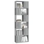 vidaXL Estantería/divisor de espacios gris Sonoma 60x24x186 cm vidaXL Estantería/divisor de espacios gris Sonoma 60x24x186 cm