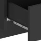 vidaXL Mesitas de noche de pared 2 unidades negras vidaXL Mesitas de noche de pared 2 unidades negras