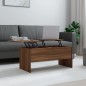 vidaXL Mesa de centro contrachapada roble marrón 102x50,5x46,5 cm vidaXL Mesa de centro contrachapada roble marrón 102x50,5x46,5 cm