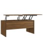 vidaXL Mesa de centro contrachapada roble marrón 102x50,5x46,5 cm vidaXL Mesa de centro contrachapada roble marrón 102x50,5x46,5 cm